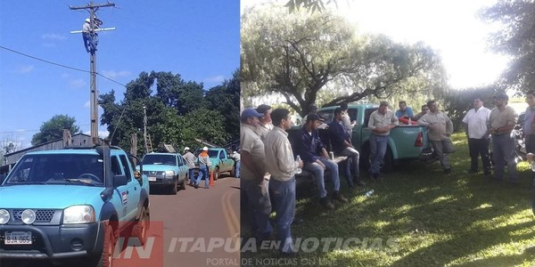 ANDE REALIZA MANTENIMIENTO DE LÍNEA EN ALTO VERÁ