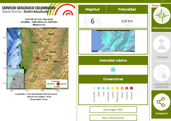 Colombia: sismo de 6.0 sacude en varias zonas - Internacionales - ABC Color