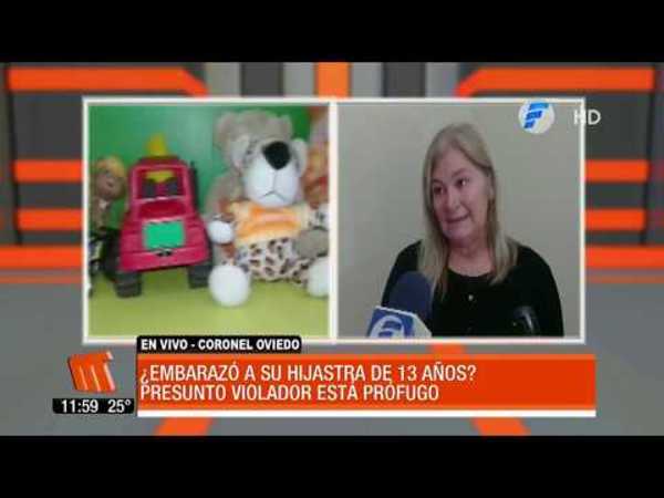 Embarazó a su hijastra de 13 años