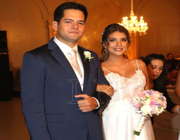 Ximena y Esteban se casaron