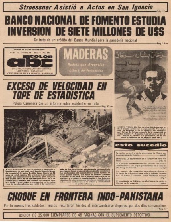 24 de marzo de 1969 - Un Dia Como Hoy - ABC Color