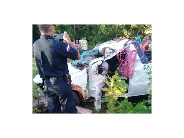 Mueren tres en terrible vuelco en Yby Yaú