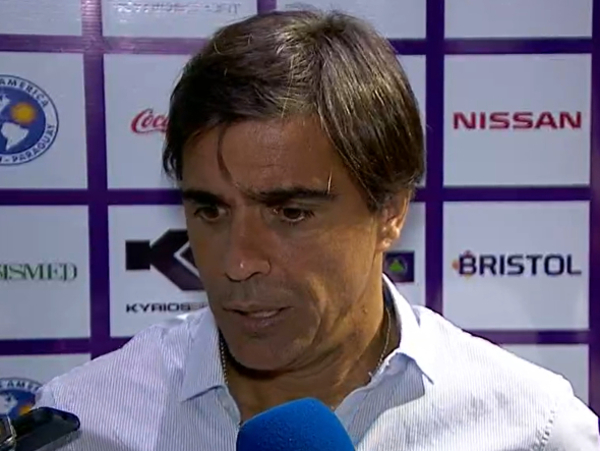Javier Sanguinetti valora el empate ante Libertad
