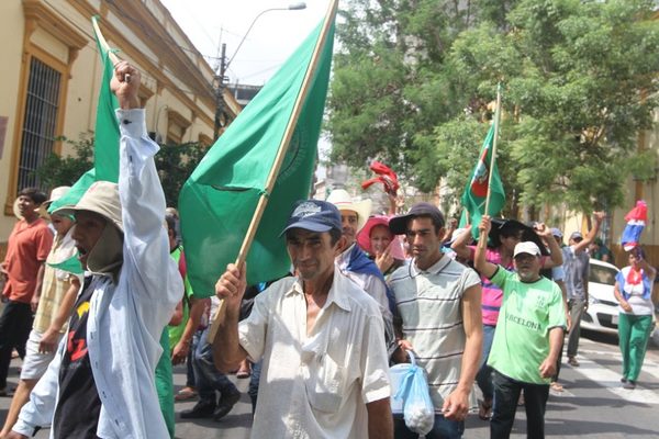 Marcha campesina se realizará de manera indefinida