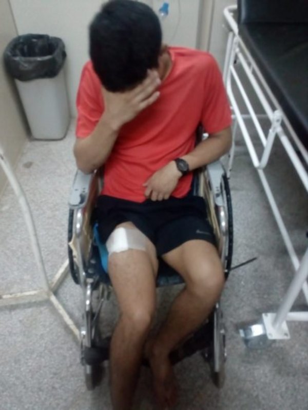 Balean en la pierna a un joven en Villa Elisa - Nacionales - ABC Color