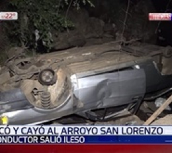 Conductor sale ileso tras grave accidente en San Lorenzo - Paraguay.com