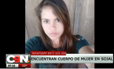 Hallan cuerpo de mujer desaparecida en un sojal