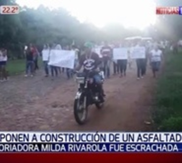 Escrachan a historiadora por oponerse a pavimentar calles de Quyquyhó - Paraguay.com
