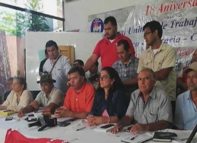 HOY / Campesinos anuncian movilización por tiempo indefinido
