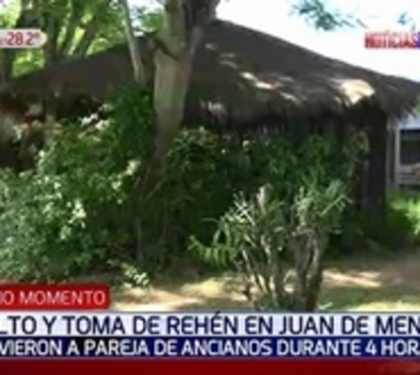 Se llevan dinero y armas tras asalto a pareja de ancianos - Paraguay.com