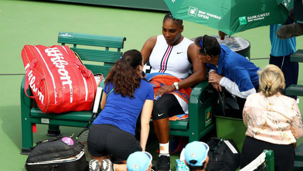 Serena Williams se retira con lesión de rodilla - ADN Paraguayo