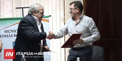 COMUNA DE TOMÁS ROMERO PEREIRA FIRMÓ CONVENIO CON EL TACPy.