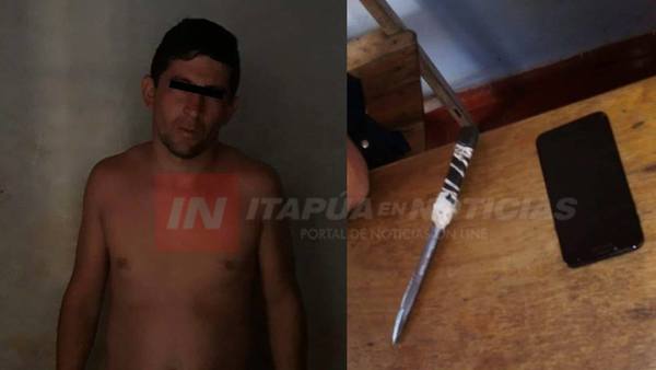 ATRAPAN A HOMBRE QUE CON  PUÑAL EN MANO ROBO A UNA MUJER