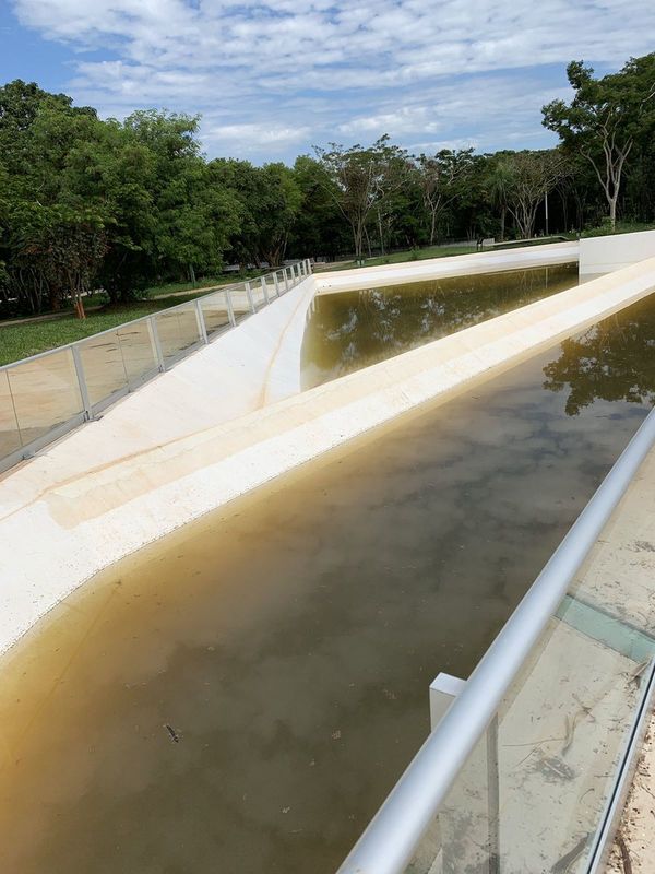 Denuncian estado de abandono de Parque Urbano