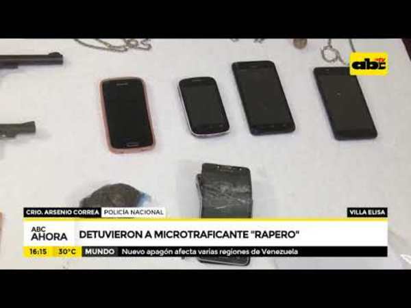 Detuvieron a micro traficante rapero - Tv - ABC Color