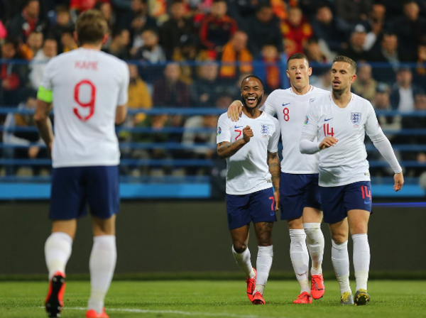 Inglaterra sumó otra goleada: esta vez aplastó 1-5 a Montenegro
