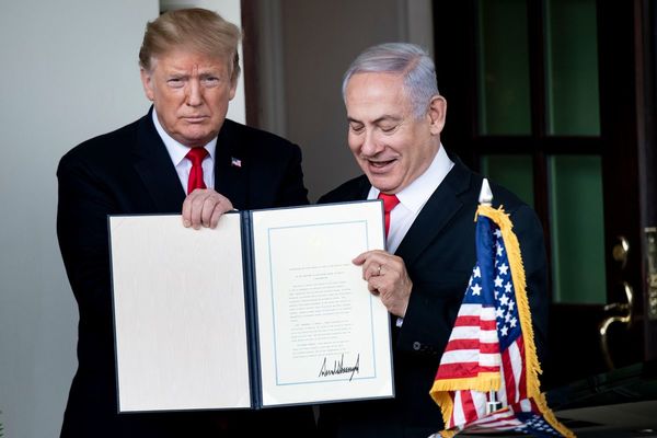 Trump da soberanía israelí sobre el Golán