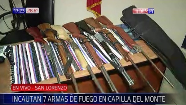 Incautan 7 armas de fuego de vivienda en Capilla del Monte – Prensa 5