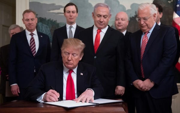 Donald Trump reconoció por decreto la soberanía israelí en los Altos del Golán - ADN Paraguayo