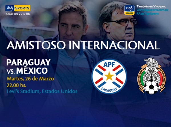 Paraguay se prueba ante México en Estados Unidos