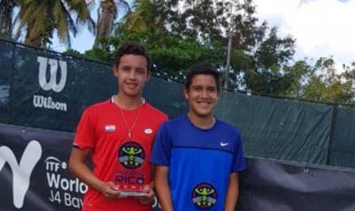Bruno Brítez, subcampeón en dobles del torneo ITF - ADN Paraguayo