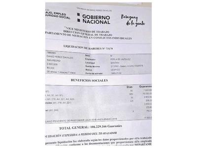 Denuncian a Perla de Vázquez  por explotación e impago