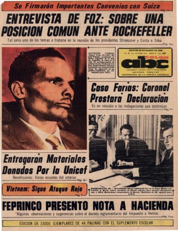 25 de marzo de 1969 - Un Dia Como Hoy - ABC Color