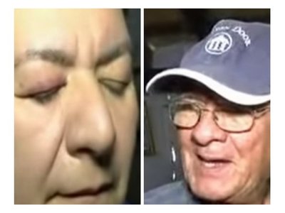 Asaltan a abuelos, les roban un platal y comen su asado