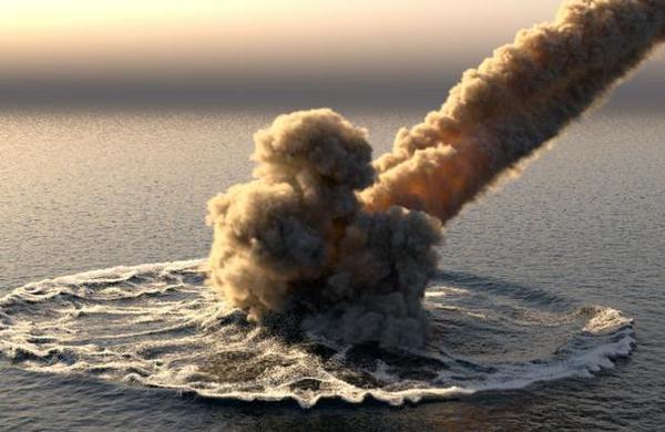 Revelan imágenes del meteorito 10 veces más poderoso que la bomba atómica que impactó en el mar de Bering - C9N