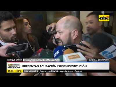 Presentan acusación y piden destitución - Tv - ABC Color
