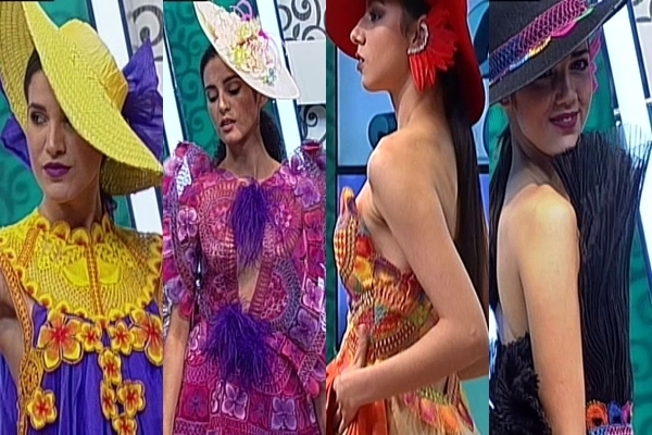 Diseñadora llevó diseños de ñandutí a París