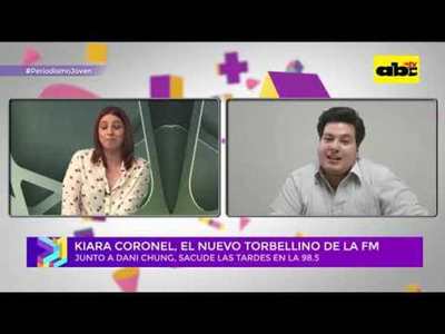Kiara Coronel, la nueva voz femenina joven de la FM - Tv - ABC Color