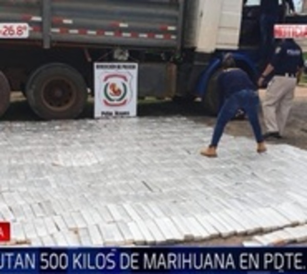 Incautan 500 kilos de marihuana en Presidente Hayes - Paraguay.com