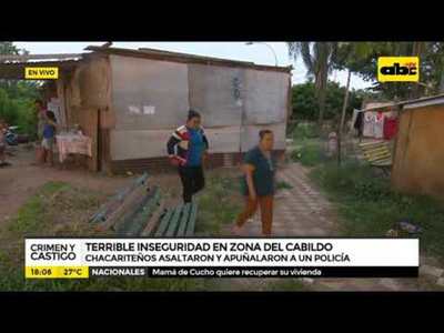 Terrible inseguridad en zona del Cabildo - Tv - ABC Color