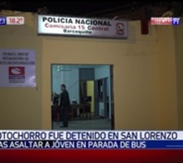 Vecinos capturan a motochorro tras robar a un joven en Barcequillo - Paraguay.com