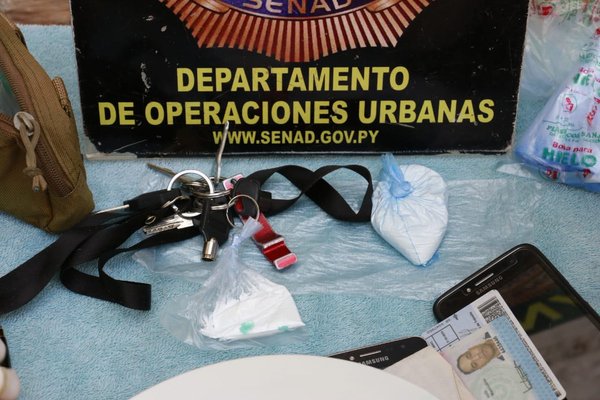 Detienen a traficante de cocaína en barrio Obrero - ADN Paraguayo