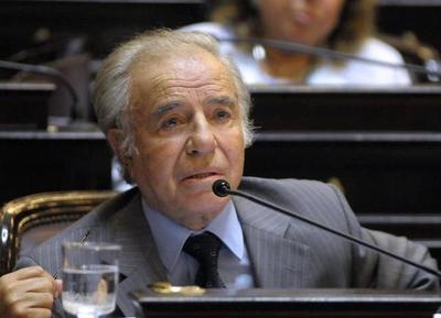 Condenan a expresidente Menem a tres años y nueve meses de prisión por fraude | .::Agencia IP::.
