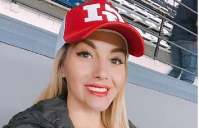La conductora Giselle Britos repartió chipas en Estados Unidos