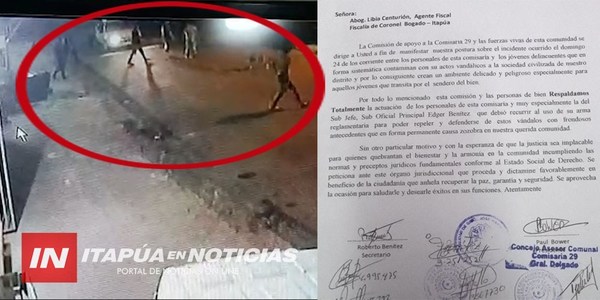 GRAL. DELGADO: VIDEO MUESTRA CÓMO ATACAN AL SUB JEFE DE COMISARÍA