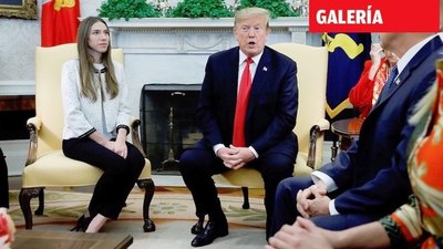 Trump recibió a esposa de Guaidó.