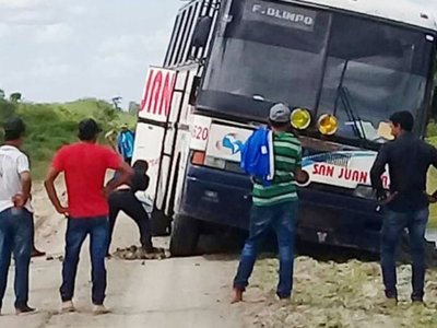 De nuevo un ómnibus experimenta una odisea por el camino del Chaco