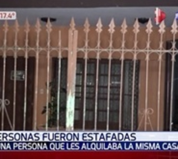 Estafan a 12 personas a quienes le alquilaron la misma casa - Paraguay.com