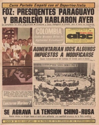 28 de marzo de 1969 - Un Dia Como Hoy - ABC Color