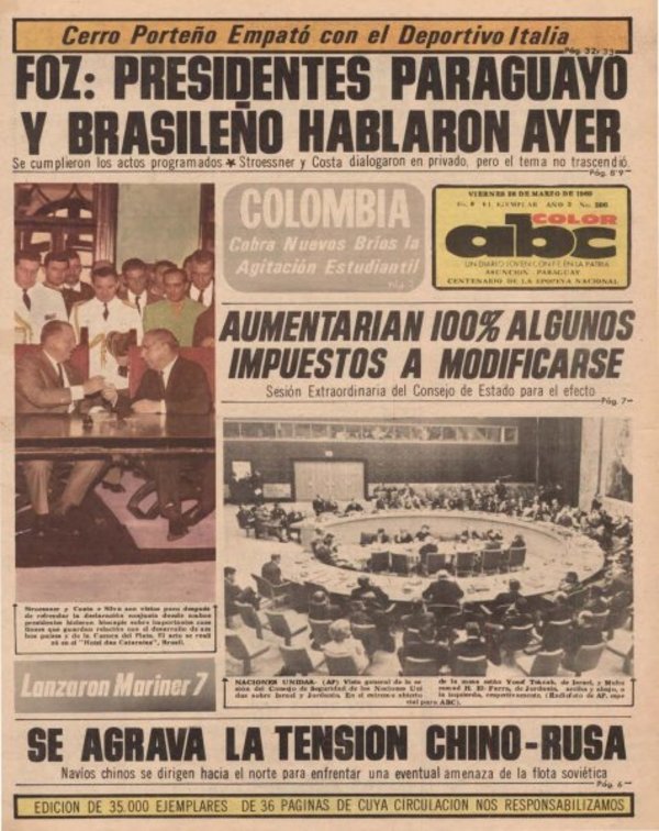 28 de marzo de 1969 - Un Dia Como Hoy - ABC Color
