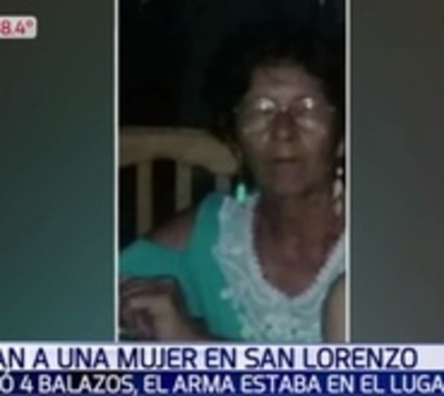 Asesinan a mujer de cuatro balazos en San Lorenzo - Paraguay.com