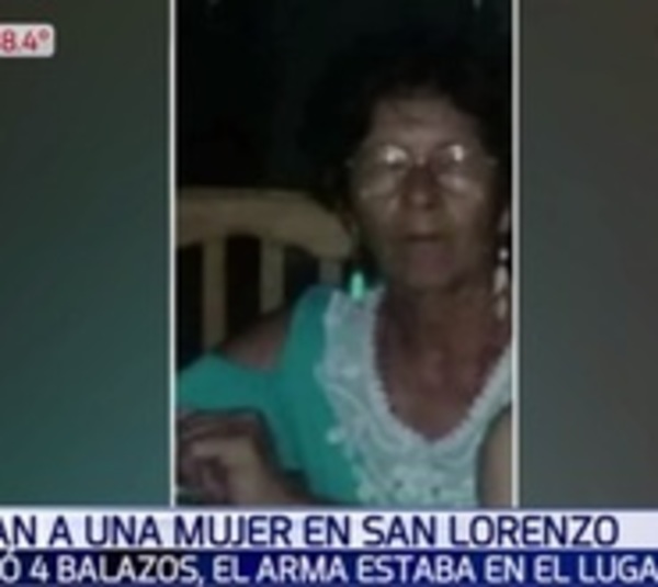 Asesinan a mujer de cuatro balazos en San Lorenzo - Paraguay.com