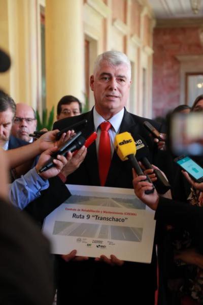 Gobierno inicia proceso para la reconstrucción de Ruta Transchaco
