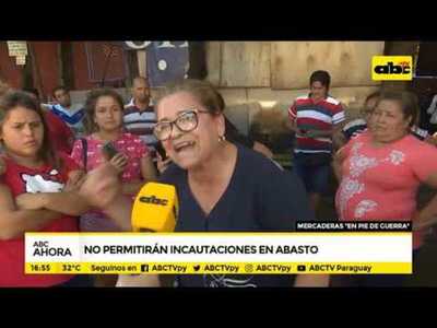 No permitirán incautaciones en el mercado - Tv - ABC Color