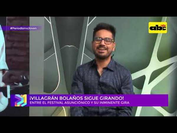 Villagrán Bolaños: nota y acústico en “Periodismo Joven” - Tv - ABC Color