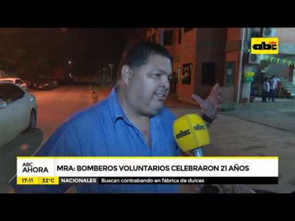 MRA: Bomberos voluntarios celebraron 21 años - Tv - ABC Color